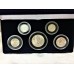 UNITED STATES OF AMERICA . FIVE 5 COIN SET . AMERICAN COINAGE OF WORLD WAR II . GENUINE